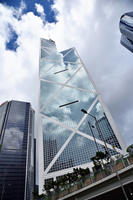 Symbol Hong Kongu - Bank of China - zdjęcia z Chin