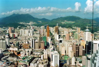 Widok na Shenzhen