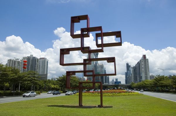 Rzeźba postmodernistyczna - zdjęcia z Chin