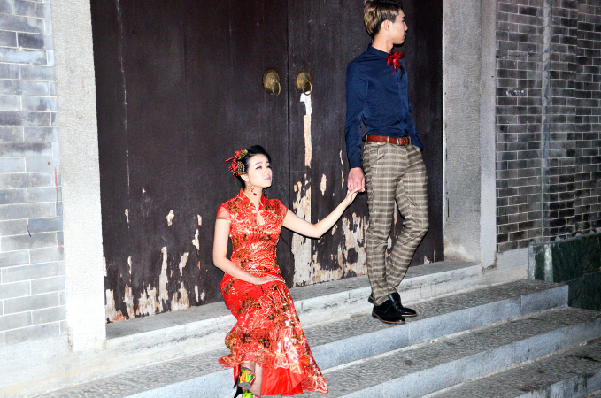 Sesja ślubna w Lizhiwan, Guangzhou - zdjęcia z Chin