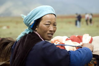 Kobieta - portret w Yunnan