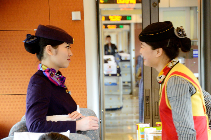 Siostry konduktorki - Chiny - zdjęcia z Chin