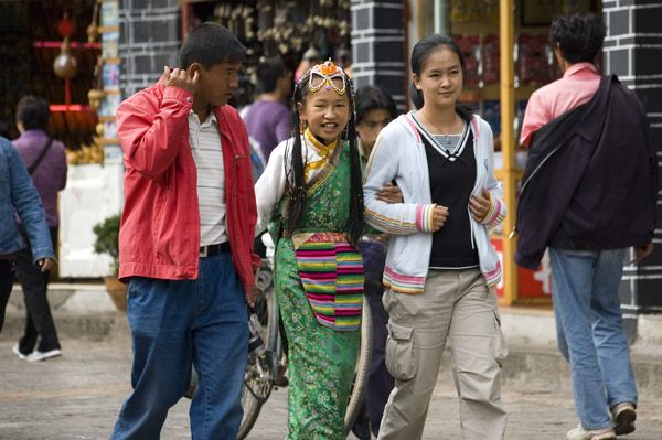 Rodzina z Lijiang - zdjęcia z Chin