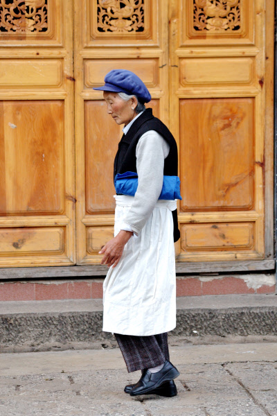 Chińska staruszka - zdjęcia z Chin