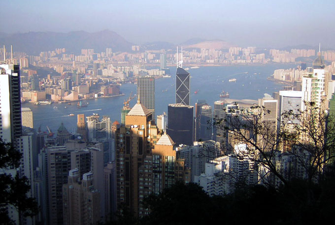 Hong Kong u podnóża - zdjęcia z Chin