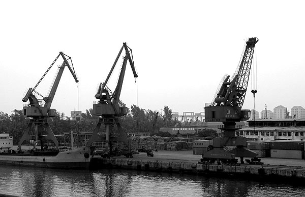 Port w Haikou - zdjęcia z Chin