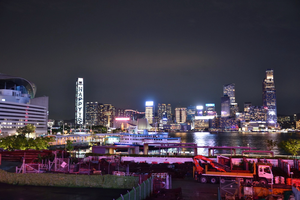 Hong Kong, WanChai nocą - zdjęcia z Chin