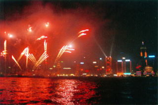 Fajerwerki i pokaz świateł