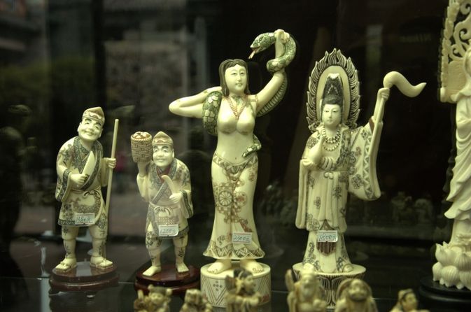 Figurki z kości słoniowej - zdjęcia z Chin