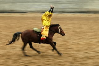 Kaskaderski jeźdźca