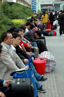 Oczekiwanie na pociąg